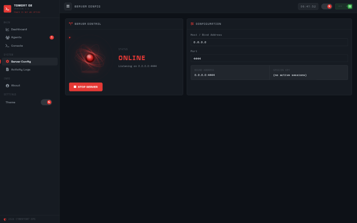 RAVEN C2 Web Panel